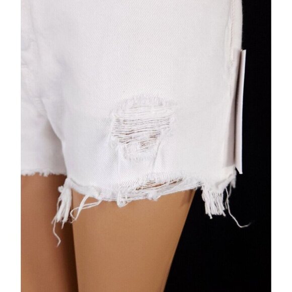 GRLFRND Helena Cut Off Shorts in Pierre White NWT - Picture 6 of 16
